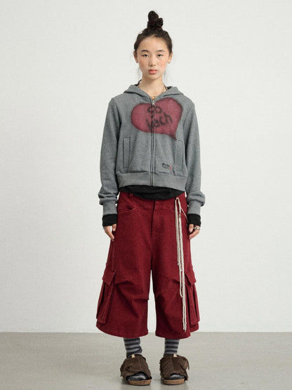Weekend Bliss Cropped Hoodie