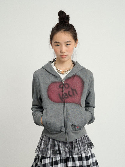 Achihara Weekend Bliss Cropped Hoodie