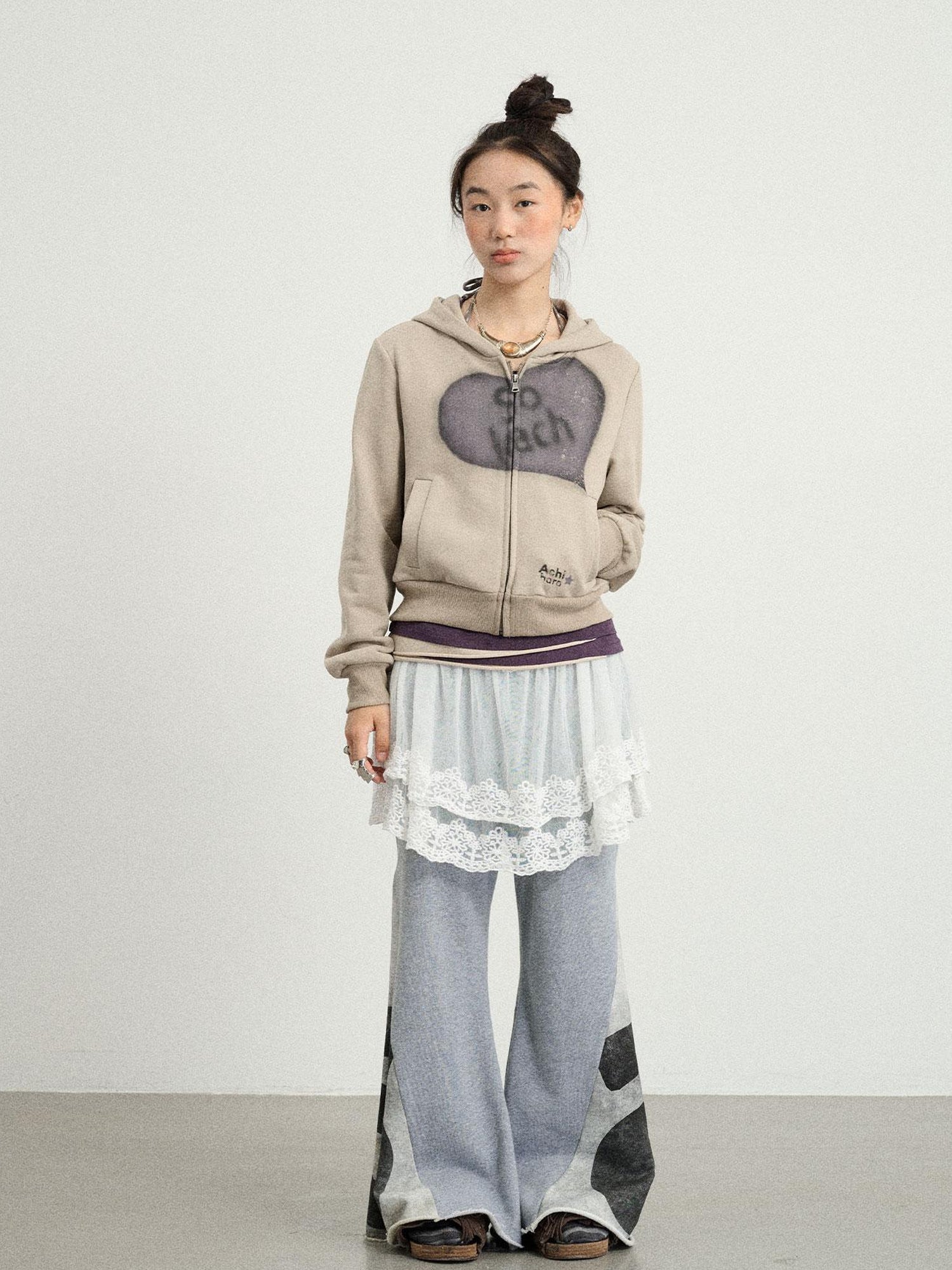 Achihara Weekend Bliss Cropped Hoodie