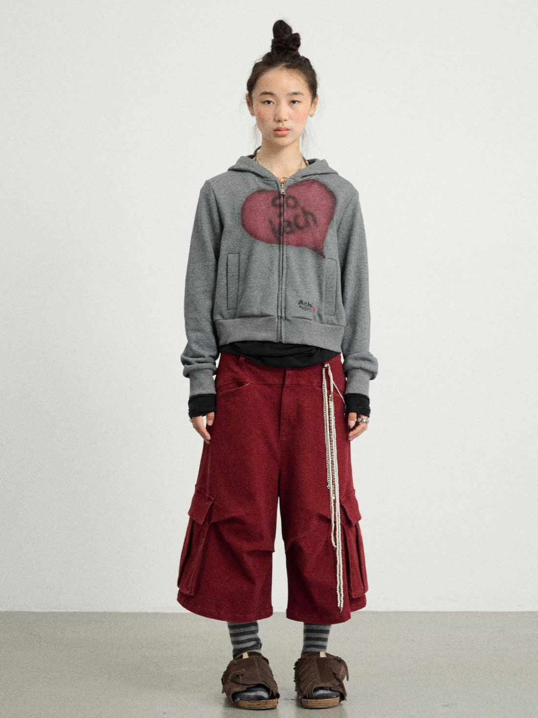Achihara Weekend Bliss Cropped Hoodie