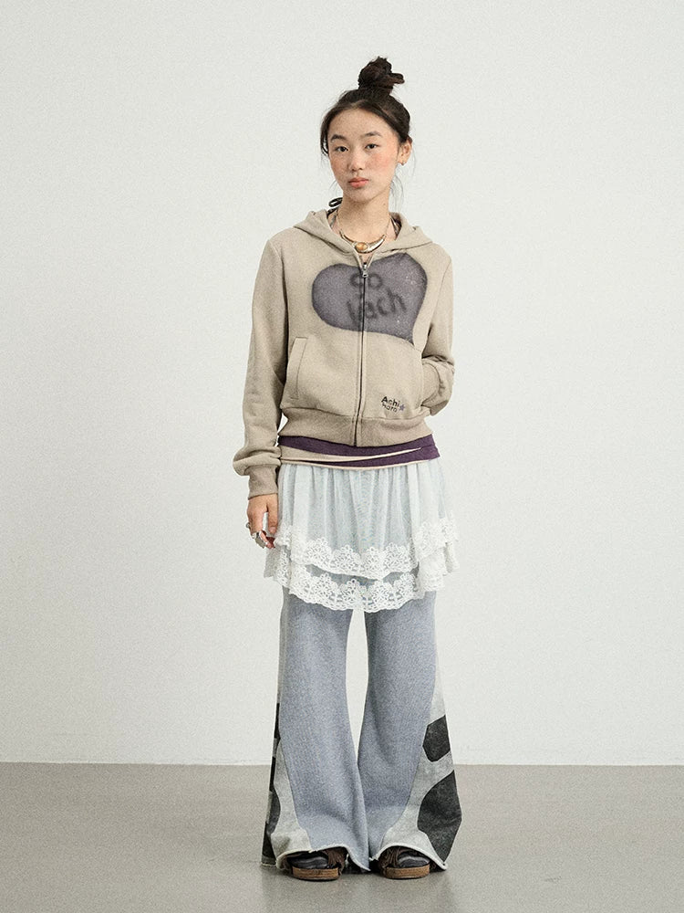 Achihara Weekend Bliss Cropped Hoodie-3