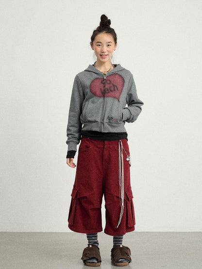 Achihara Weekend Bliss Cropped Hoodie