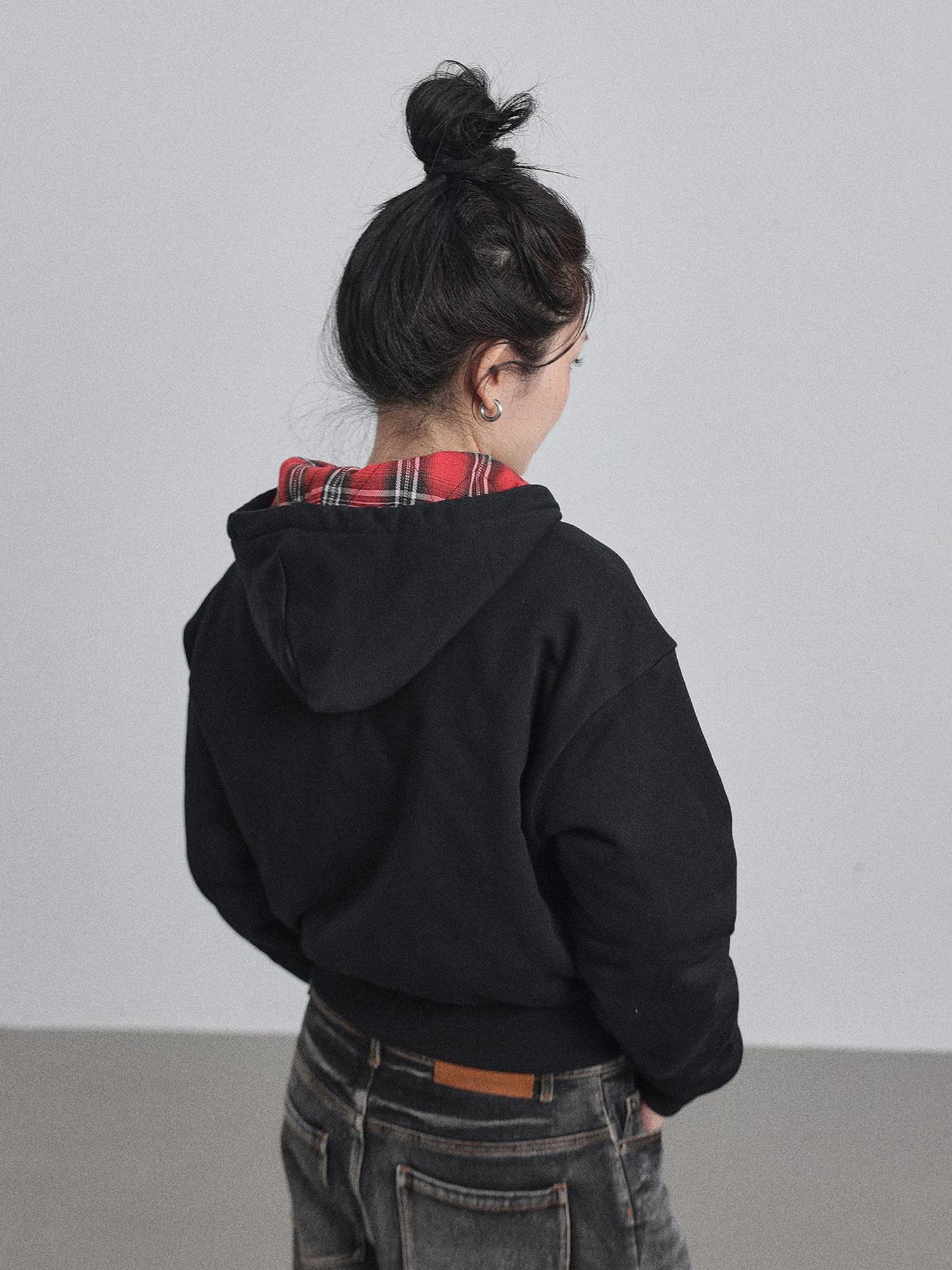 Achihara Winter Alowa Hoodie Sweatshirt V-neck T-shirt Long-Sleeve