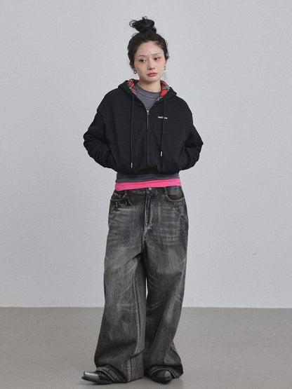 Achihara Winter Alowa Hoodie Sweatshirt V-neck T-shirt Long-Sleeve