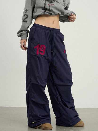 Achihara Winter Fleece Cargo Pants Waterproof Wide Leg