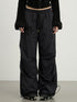 Achihara Winter Fleece Cargo Pants Waterproof Wide Leg