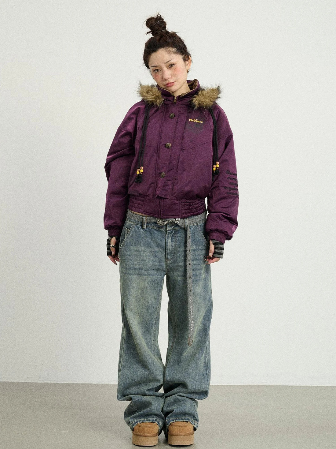 Winter Musta Puffer Coat