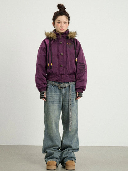 Winter Musta Puffer Coat