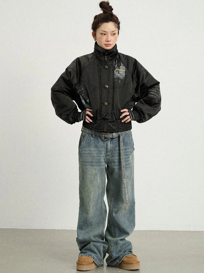 Winter Musta Puffer Coat