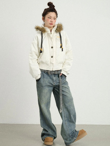 Winter Musta Puffer Coat