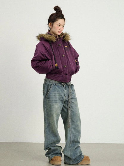 Winter Musta Puffer Coat