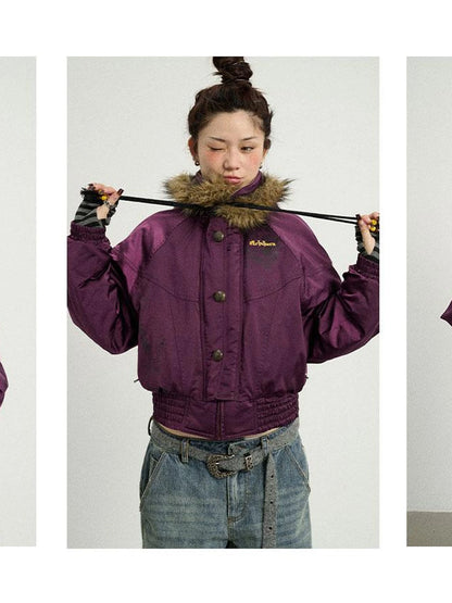 Winter Musta Puffer Coat