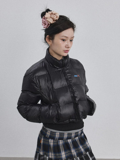 Achihara Winter Pixel Glow Short Padded Jacket