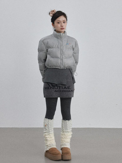Winter Pixel Glow Short Padded Jacket