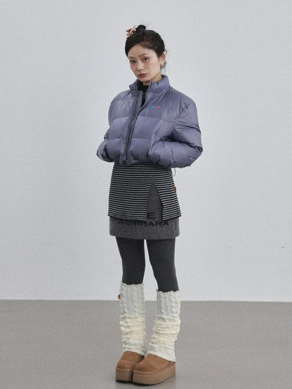 Winter Pixel Glow Short Padded Jacket