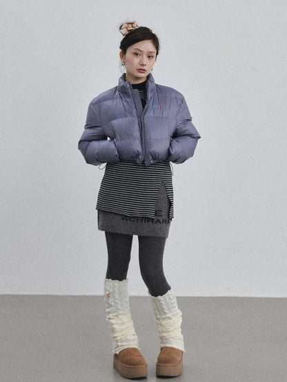Winter Pixel Glow Short Padded Jacket