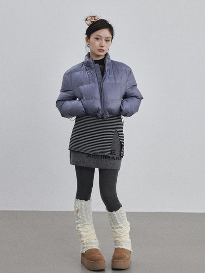 Achihara Winter Pixel Glow Short Padded Jacket
