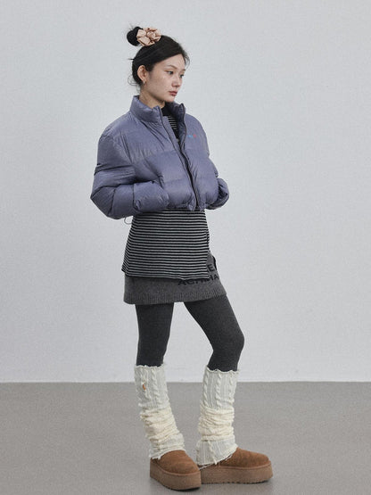 Achihara Winter Pixel Glow Short Padded Jacket