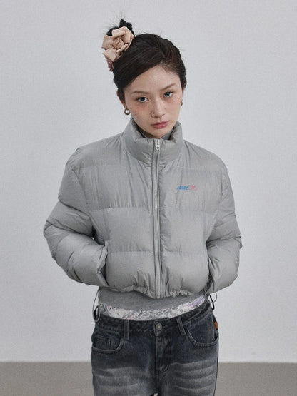 Winter Pixel Glow Short Padded Jacket