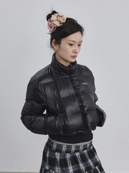 Achihara Winter Pixel Glow Short Padded Jacket-4