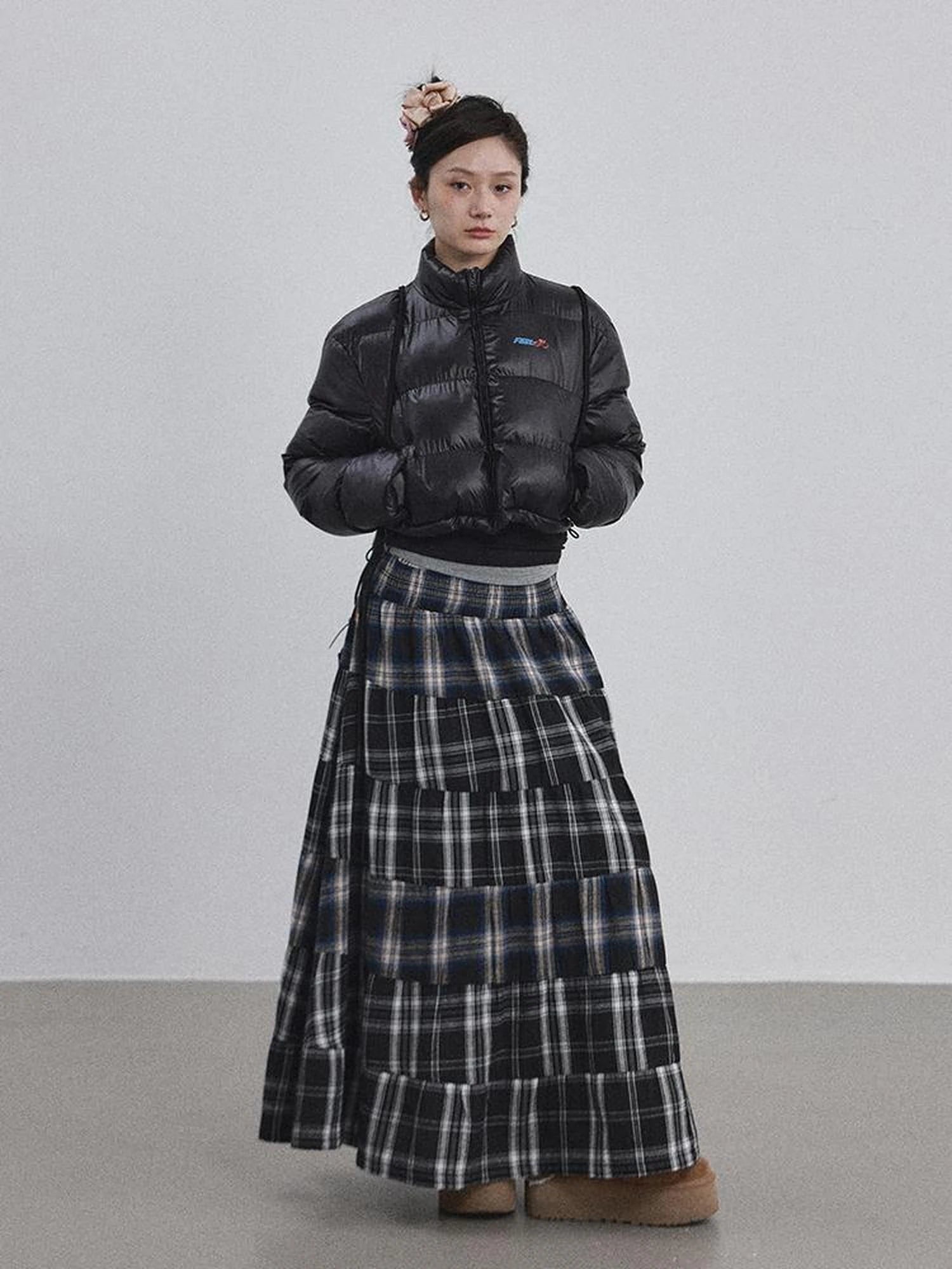 Winter Pixel Glow Short Padded Jacket