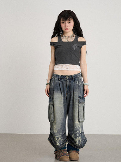 Achihara Wrap Around Love Vest Dress