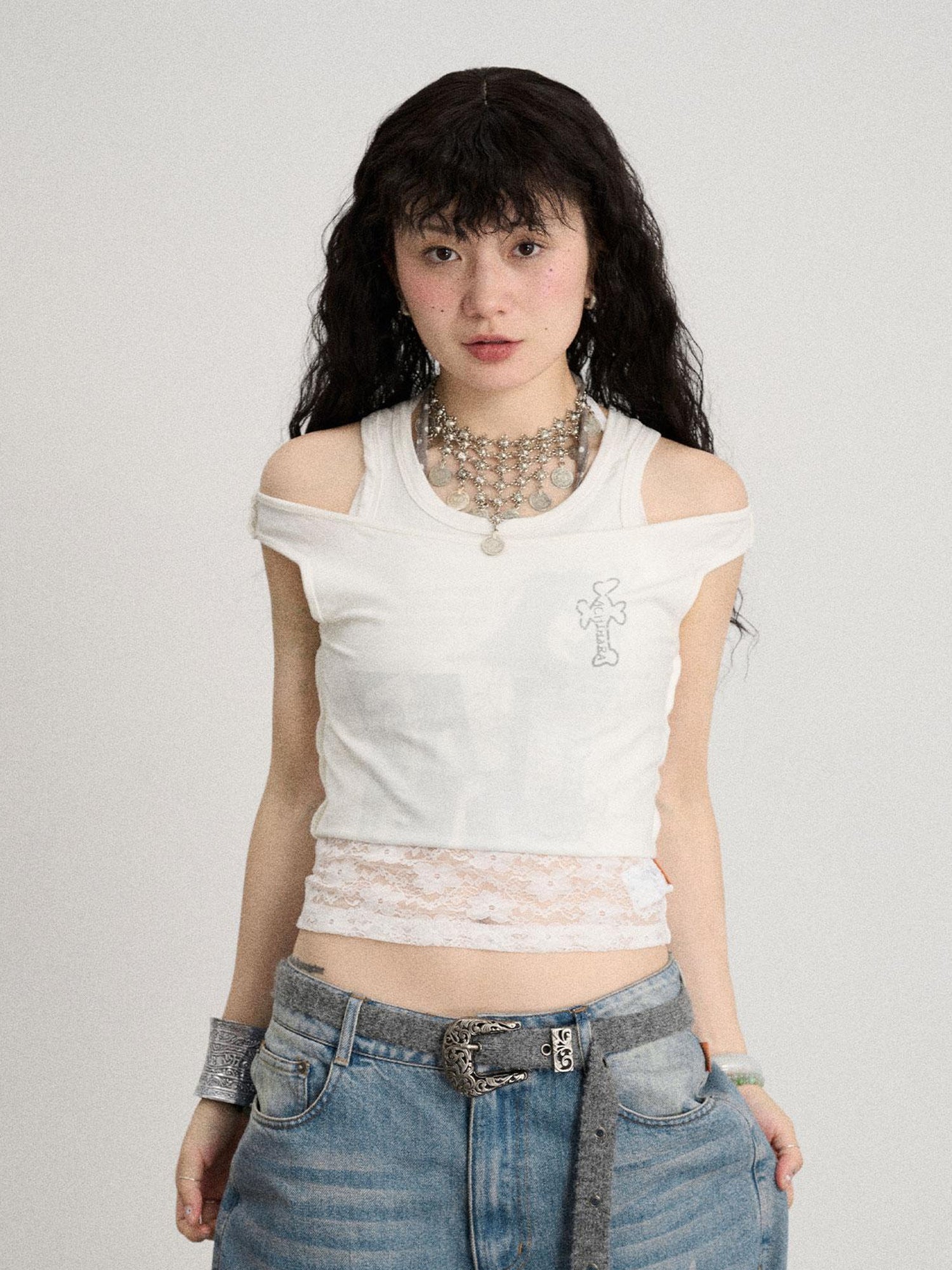 Achihara Wrap Around Love Vest Dress