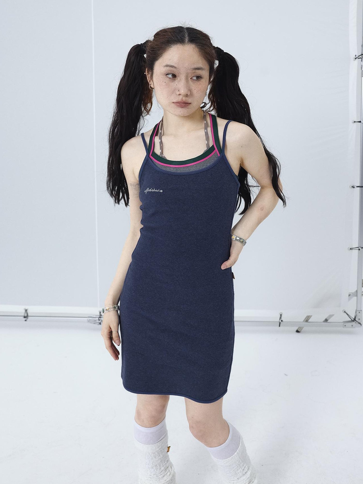 Achihara Y2K Retro Strap Summer Dress