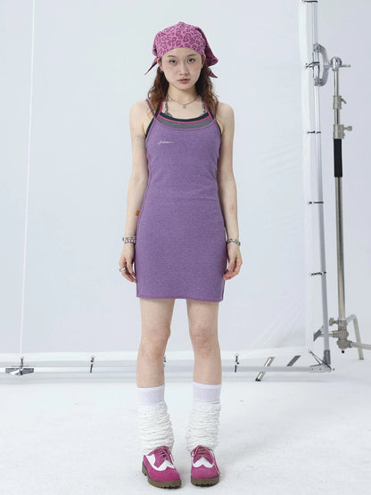 Y2K Retro Strap Summer Dress