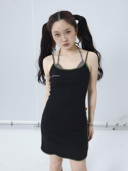 Achihara Y2K Retro Strap Summer Dress