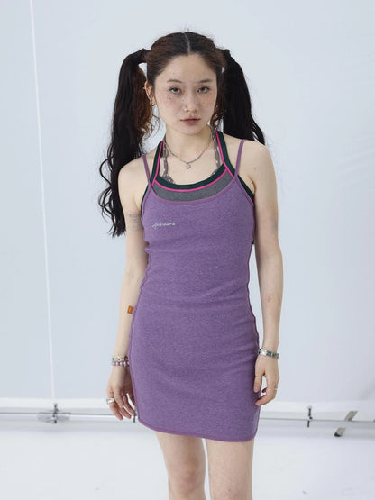 Y2K Retro Strap Summer Dress