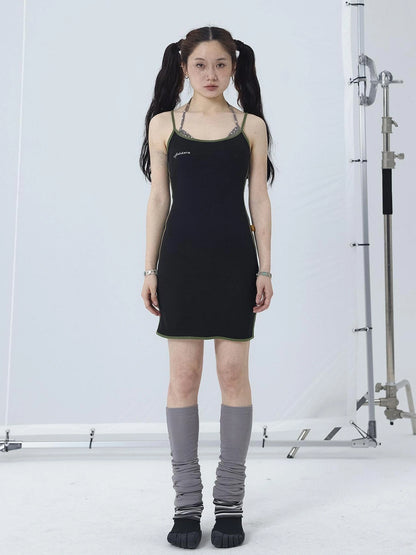 Y2K Retro Strap Summer Dress