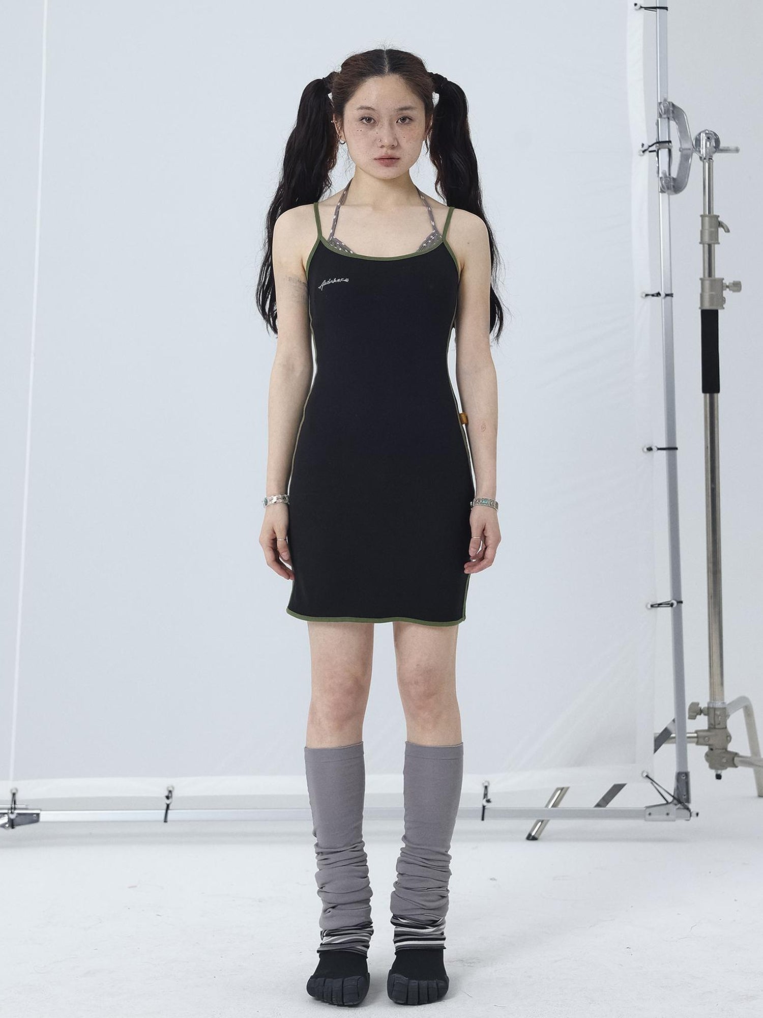 Achihara Y2K Retro Strap Summer Dress