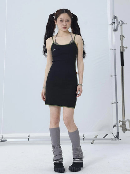 Y2K Retro Strap Summer Dress