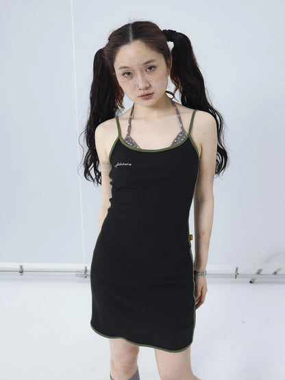 Y2K Retro Strap Summer Dress
