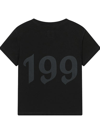Achihara Fiona Cropped Tee Shameless Inspired Summer Top V-Neck T-Shirt Long-Sleeve