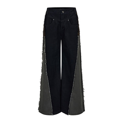 AnnoMundi_3D_Slimming_High_Waist_Raw_Hem_Offset_Splice_Women&