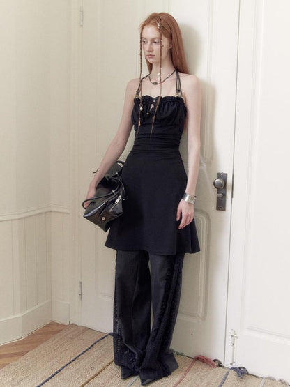 AnnoMundi Adjustable Beaded Halter Neck Sundress