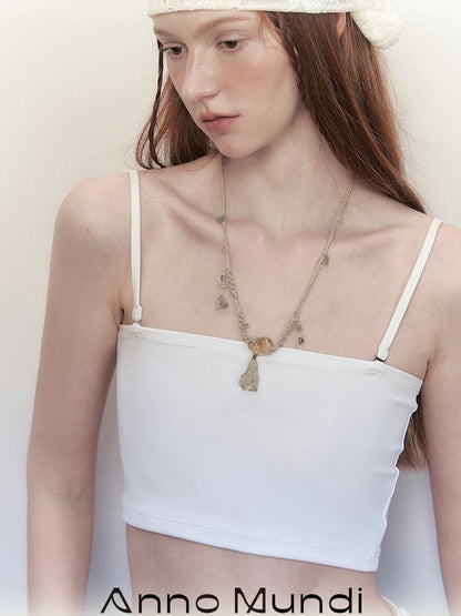 AnnoMundi Adjustable Strap Casual Tank Top
