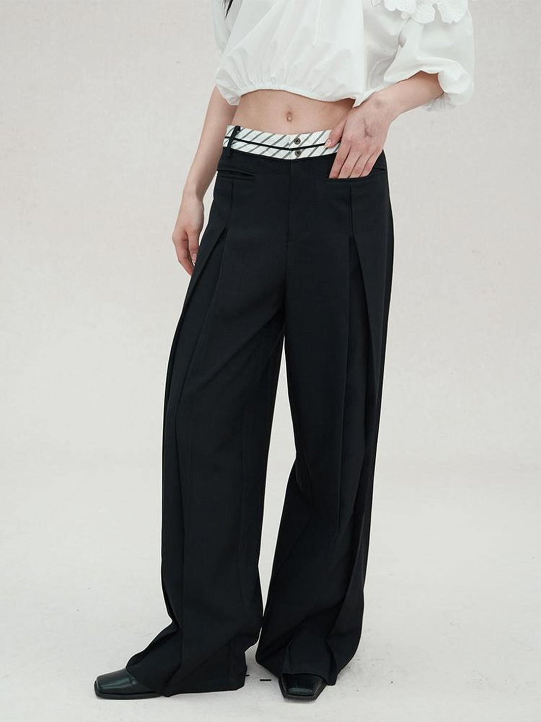 AnnoMundi Anti Wrinkle Twill Split Waist Trousers