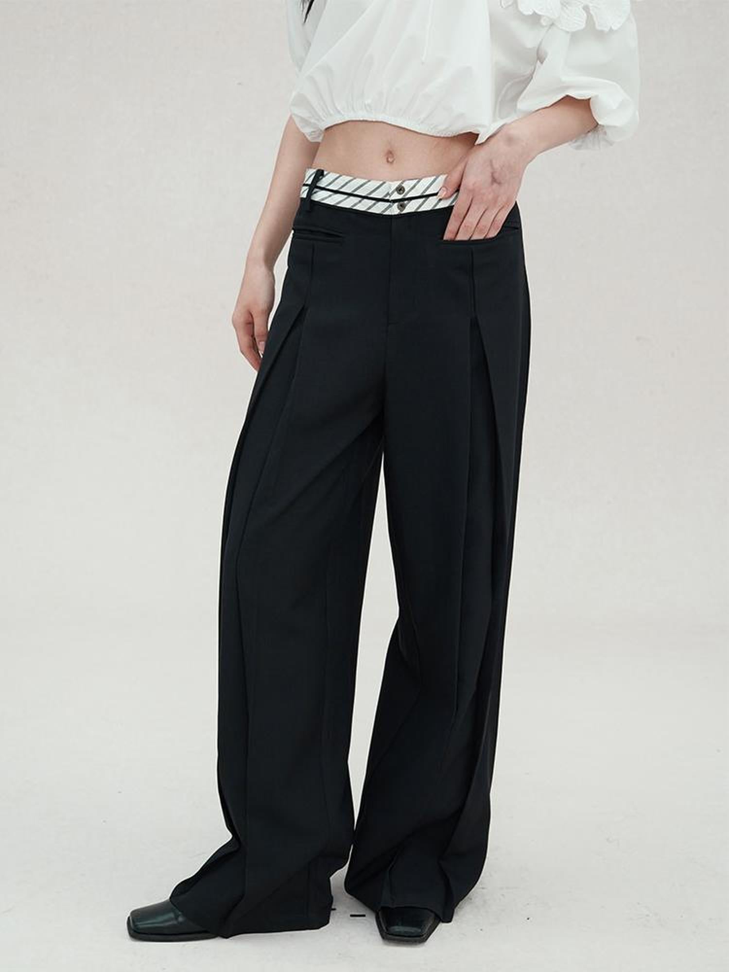 AnnoMundi Anti Wrinkle Twill Split Waist Trousers