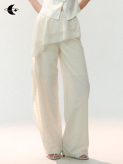 AnnoMundi Apricot Raw Edge Asymmetric Patchwork Women&