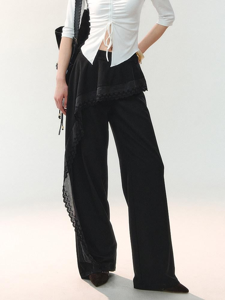 AnnoMundi Apricot Raw Edge Asymmetric Patchwork Women&