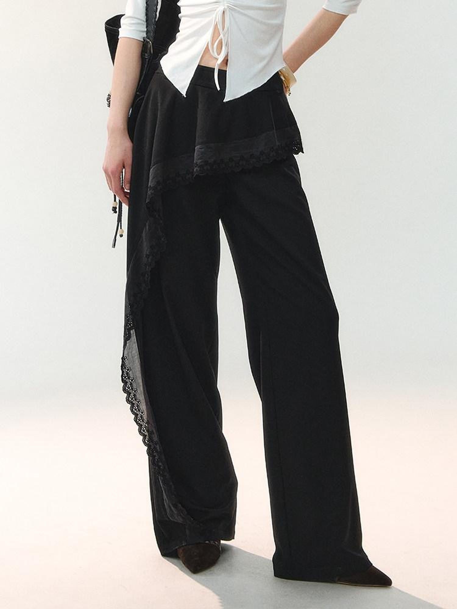 AnnoMundi Apricot Raw Edge Asymmetric Patchwork Women&