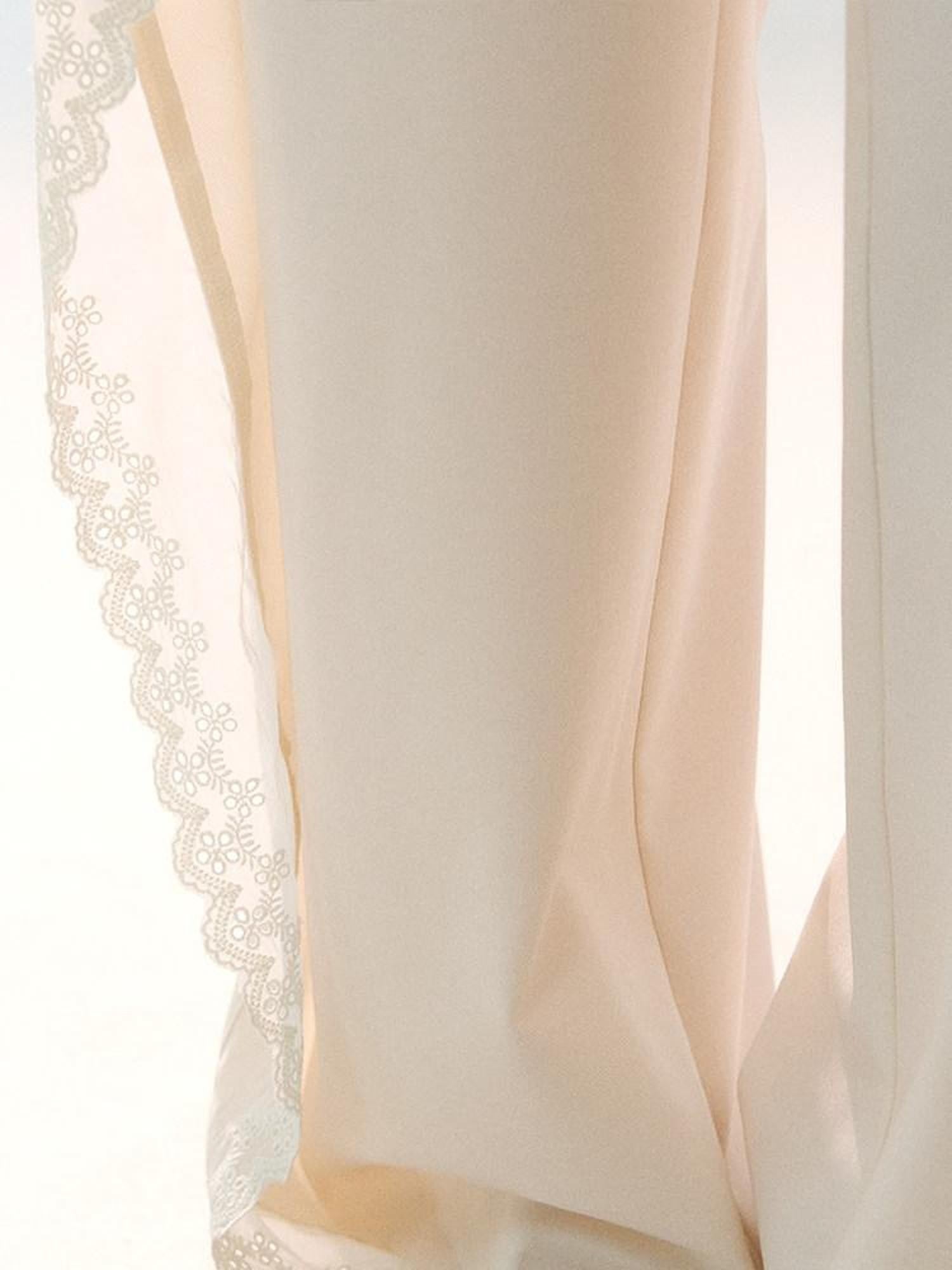 AnnoMundi Apricot Raw Edge Asymmetric Patchwork Women&