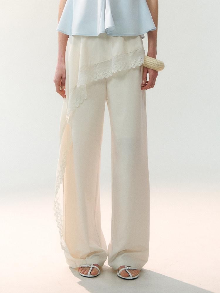 AnnoMundi Apricot Raw Edge Asymmetric Patchwork Women&