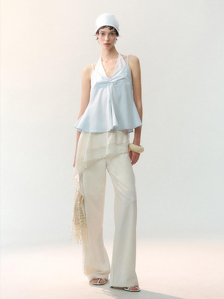 AnnoMundi Apricot Raw Edge Asymmetric Patchwork Women&