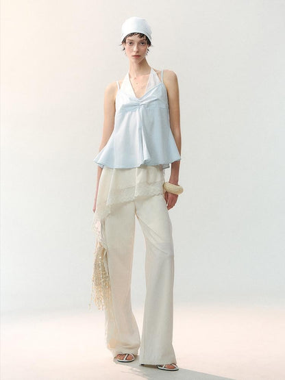 AnnoMundi Apricot Raw Edge Asymmetric Patchwork Women&
