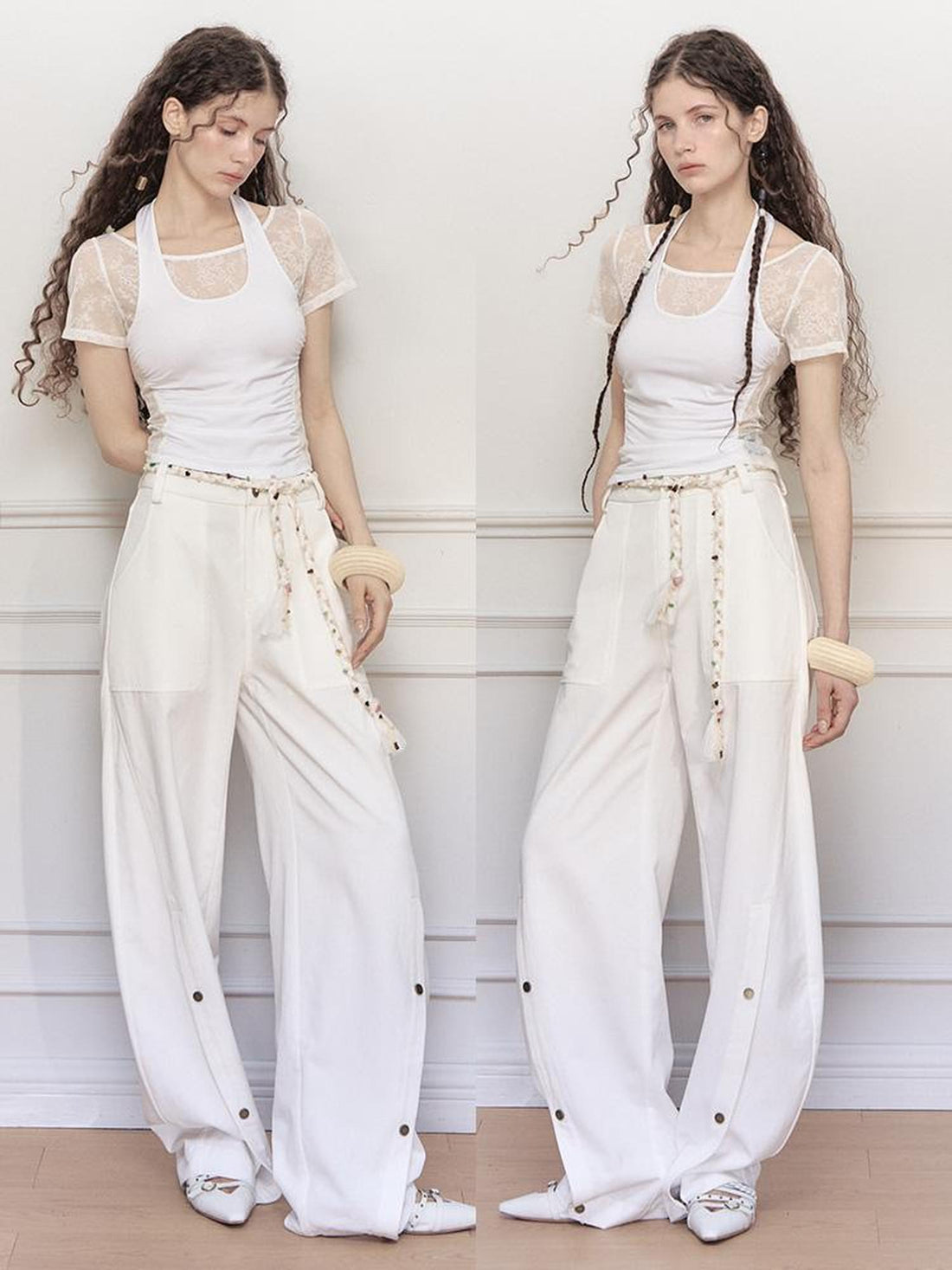 AnnoMundi Arc Sweep Draped Trousers