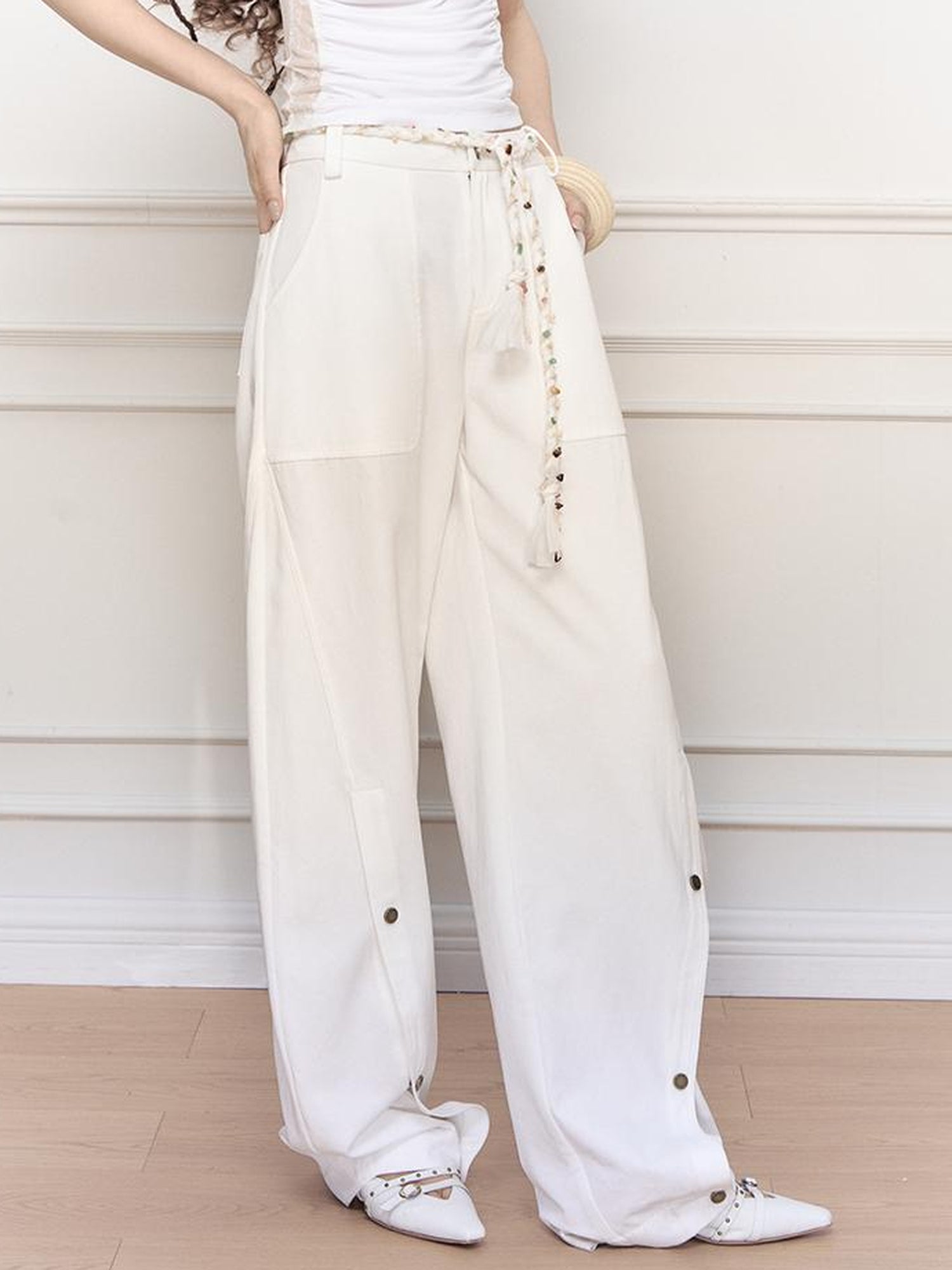 AnnoMundi Arc Sweep Draped Trousers